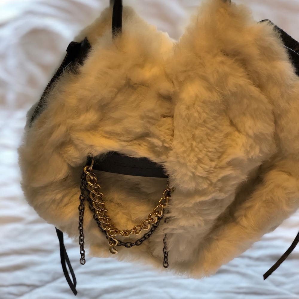 Genuine Rabbit Fur Bag